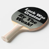 運の弱い競争おもしろいスポーツ引用文 卓球ラケット (正面アングル)