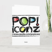 運の悪いクッキーユーモアのあるパロディ シーズンカード (裏面)