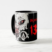 運の悪いマグv1 マグカップ (正面左)