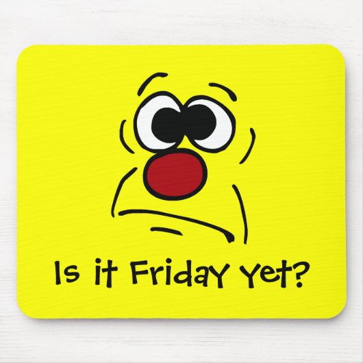 運の悪い顔Grumpey マウスパッド (正面)