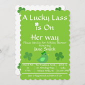 運の良い娘が来るの? 招待状 (正面/裏面)