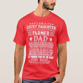 運の良い娘は私が遠く離れて自由に育ったから Tシャツ