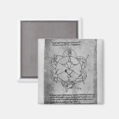 運の輪。セラミックの式 マグネット (正面/裏面)