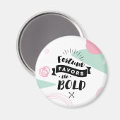 運は磁石を好はっきりしたむ |引用文 マグネット (正面/裏面)