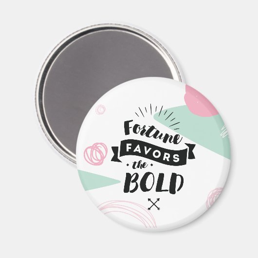 運は磁石を好はっきりしたむ |引用文 マグネット (正面/裏面)