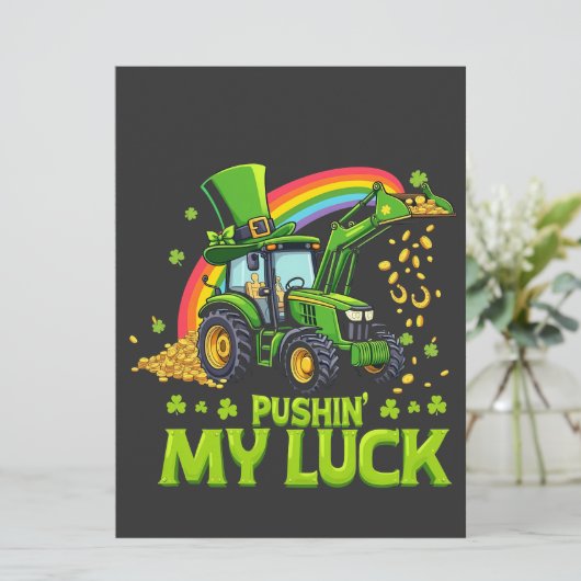 運を試す面白いショベル St.パトリックの日 シーズンカード (スタンド正面)