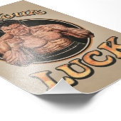 運を試す – ベアナックル戦闘機 フォトプリント            (角)