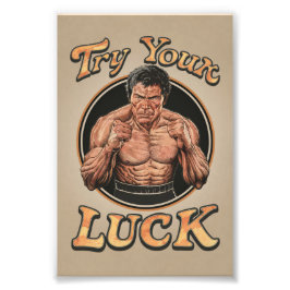 運を試す – ベアナックル戦闘機 フォトプリント           