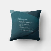 運オン-感動的引用文とブルーマウンテン クッション (裏面)