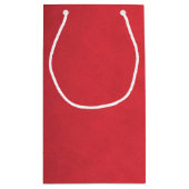 運オン – 荷物おもしろい – 赤 スモールペーパーバッグ (裏面)