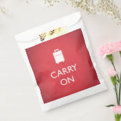 運オン – 荷物おもしろい – 赤 フェイバーバッグ (封をした状態)