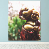 運ロード・ブッダ・キャンバス キャンバスプリント (インサイチュ (ウッドフロア))