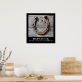 運信じ馬のポスターやる気を起こさせる ポスター (キッチン)