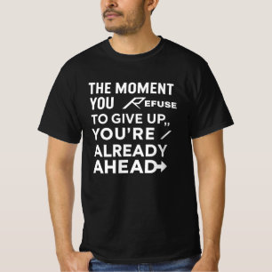 運動あなたが体育するモチベーション引用文と文字 Tシャツ