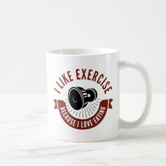 運動が好き コーヒーマグカップ