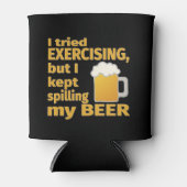 運動してみたがビール保をこぼした 缶クーラー (正面)