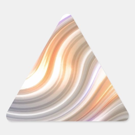 運動の渦 三角形シール (正面)