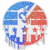 運動の統一 – 民主化の流れ シール (正面)