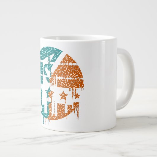 運動の統一 – 民主化の流れ ジャンボコーヒーマグカップ (正面右)