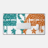 運動の統一 – 民主化の流れ デスクマット (キーボード&マウス)