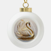 運動の静穏 セラミックボールオーナメント (正面)