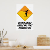 運動は体操をしない人のためだ ポスター (キッチン)