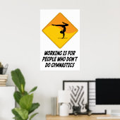 運動は体操をしない人のためだ ポスター (ホームオフィス)