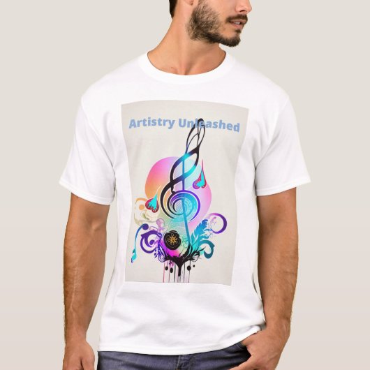 「運動ティーの芸術性」 Tシャツ (正面)