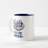 運動トレーナーのギフト ツートーンマグカップ (正面左)