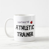 運動トレーナーのマグを煩わせないで下さい コーヒーマグカップ (左)