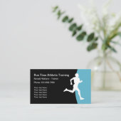 運動トレーナーのモダンなデザイン 名刺 (スタンド正面)