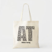運動トレーナーをで個人化して下さい トートバッグ (正面)