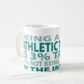 運動トレーナー3%の才能 コーヒーマグカップ (正面左)