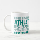運動トレーナー3%の才能 コーヒーマグカップ (左)