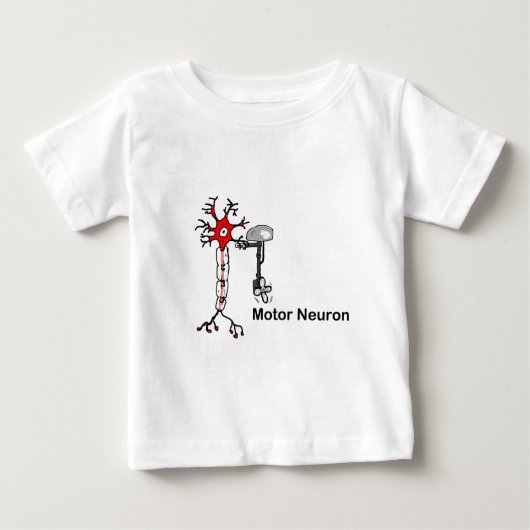 運動ニューロン ベビーTシャツ (正面)