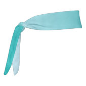 運動ヘッドバンド: "グラデーションな"ティール（緑がかった色） タイヘッドバンド (回転270)