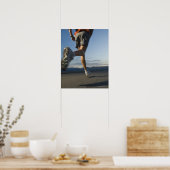 運動中のギアランニングの人 ポスター (キッチン)