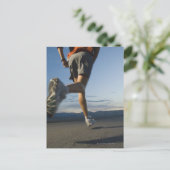 運動中のギアランニングの人 ポストカード (スタンド正面)