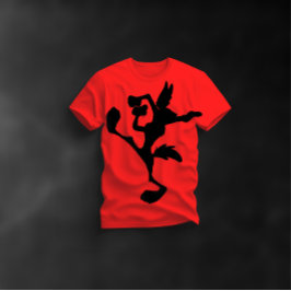 運動中のコヨーテ Tシャツ