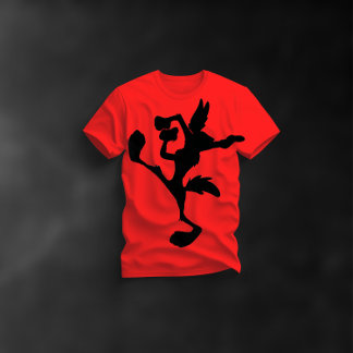 運動中のコヨーテ Tシャツ