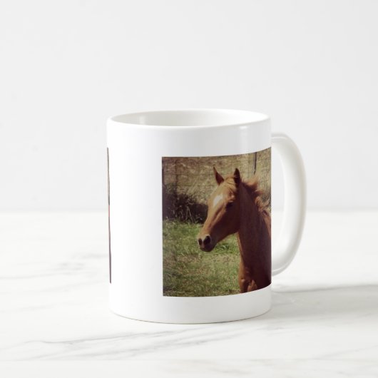 運動中のスコッチ コーヒーマグカップ (正面右)