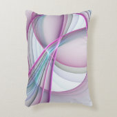 運動中のモダン抽象芸術カラフルフラクタル アクセントクッション (正面(垂直))