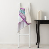 運動中のモダン抽象芸術カラフルフラクタル シェルパブランケット (インサイチュ)