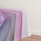 運動中のモダン抽象芸術カラフルフラクタル テーブルクロス (インサイチュ)