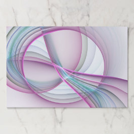 運動中のモダン抽象芸術カラフルフラクタル ペーパーパッド