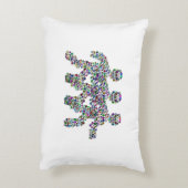 運動中の男性 アクセントクッション (裏面(縦))