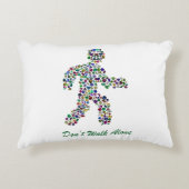 運動中の男性 アクセントクッション (正面)