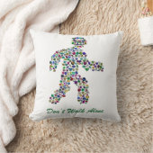 運動中の男性 クッション (ブランケット)