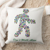 運動中の男性 クッション (ブランケット)