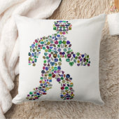 運動中の男性 クッション (ブランケット)